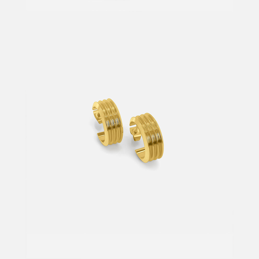 Mini Ribbed Hoop