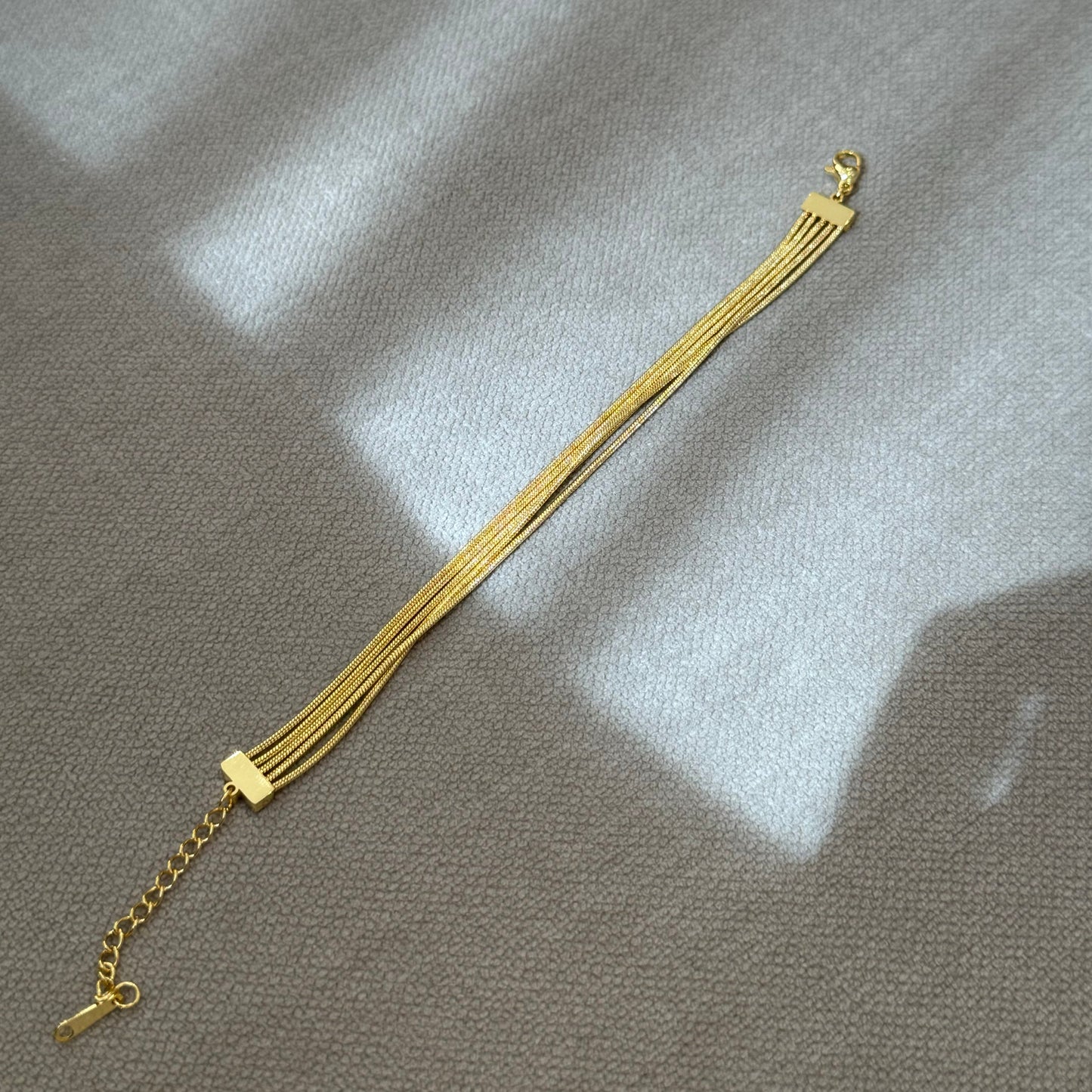 Gold Layered Bracelet Slim