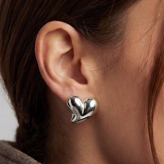 Lover Earrings - Silver