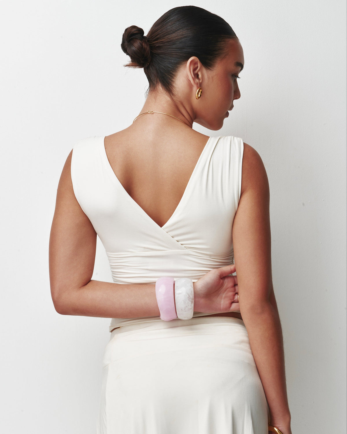 Pink Sculpt Bangle