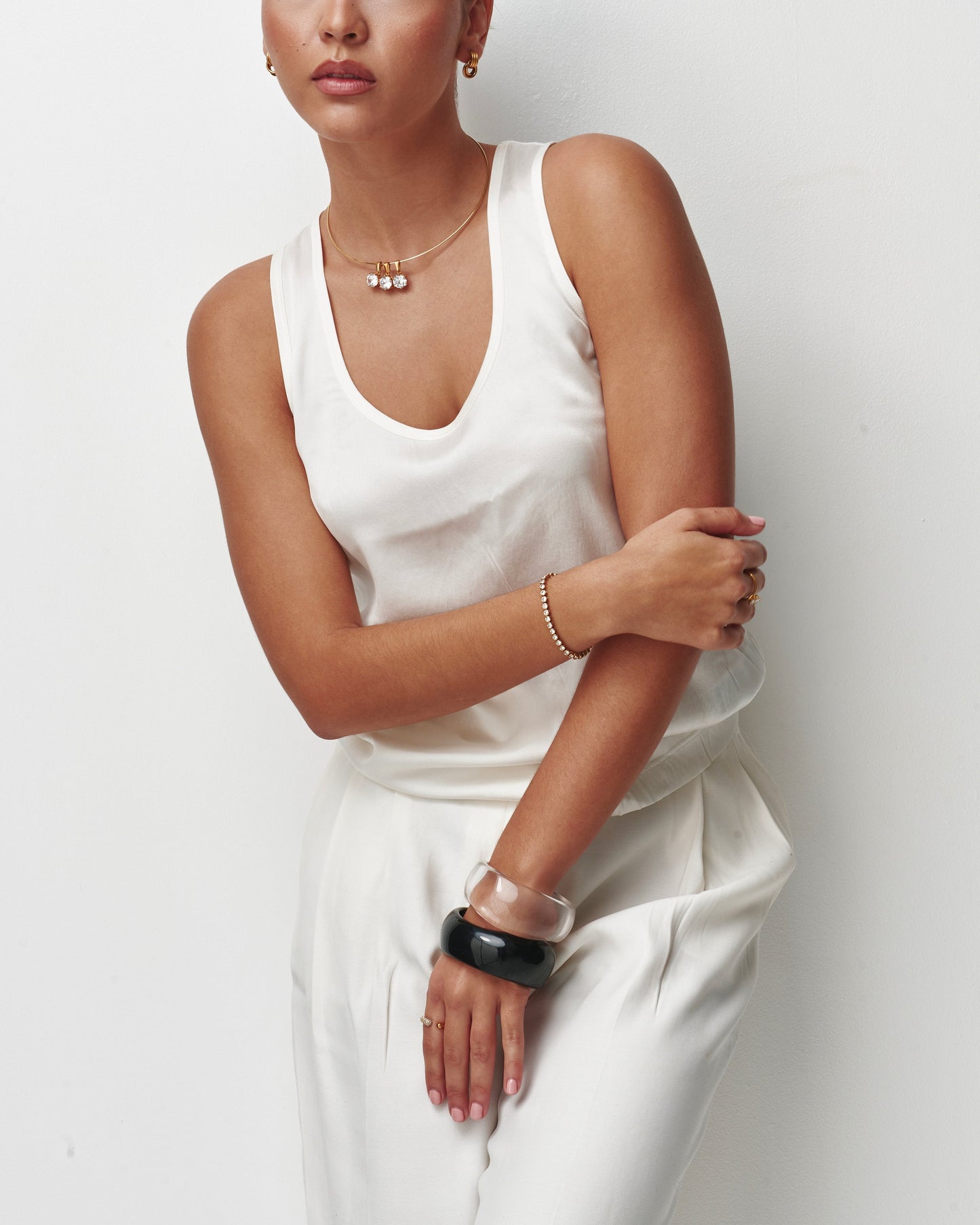 Black Sculpt Bangle