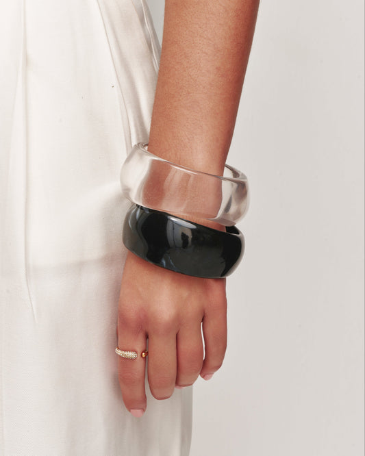 Clear Sculpt Bangle