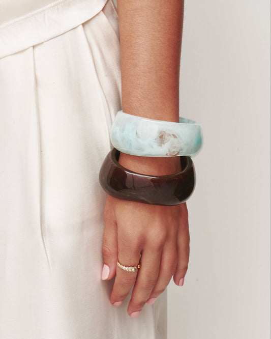 Chocolate Sculpt Bangle