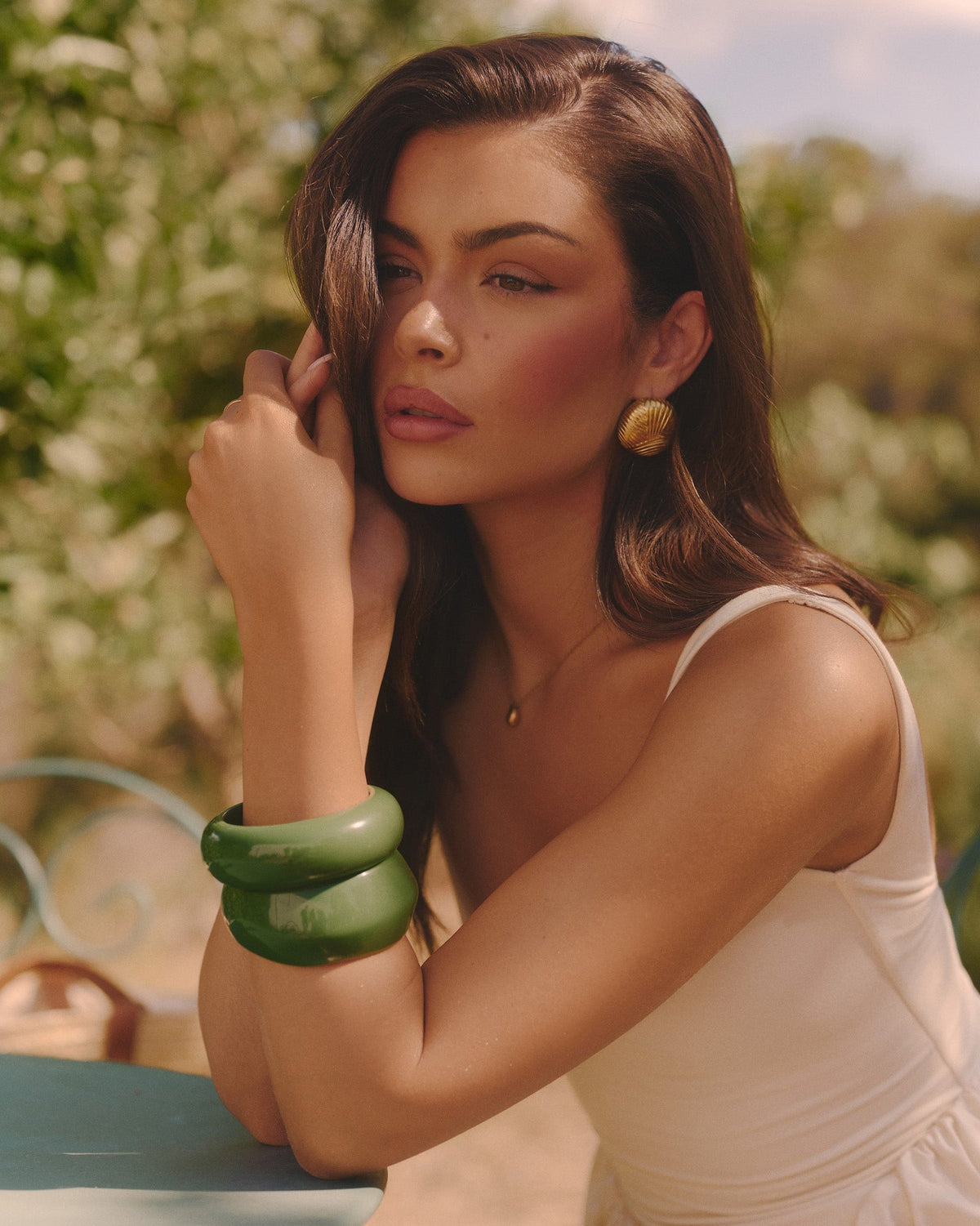 Avocado Rounded Bangle