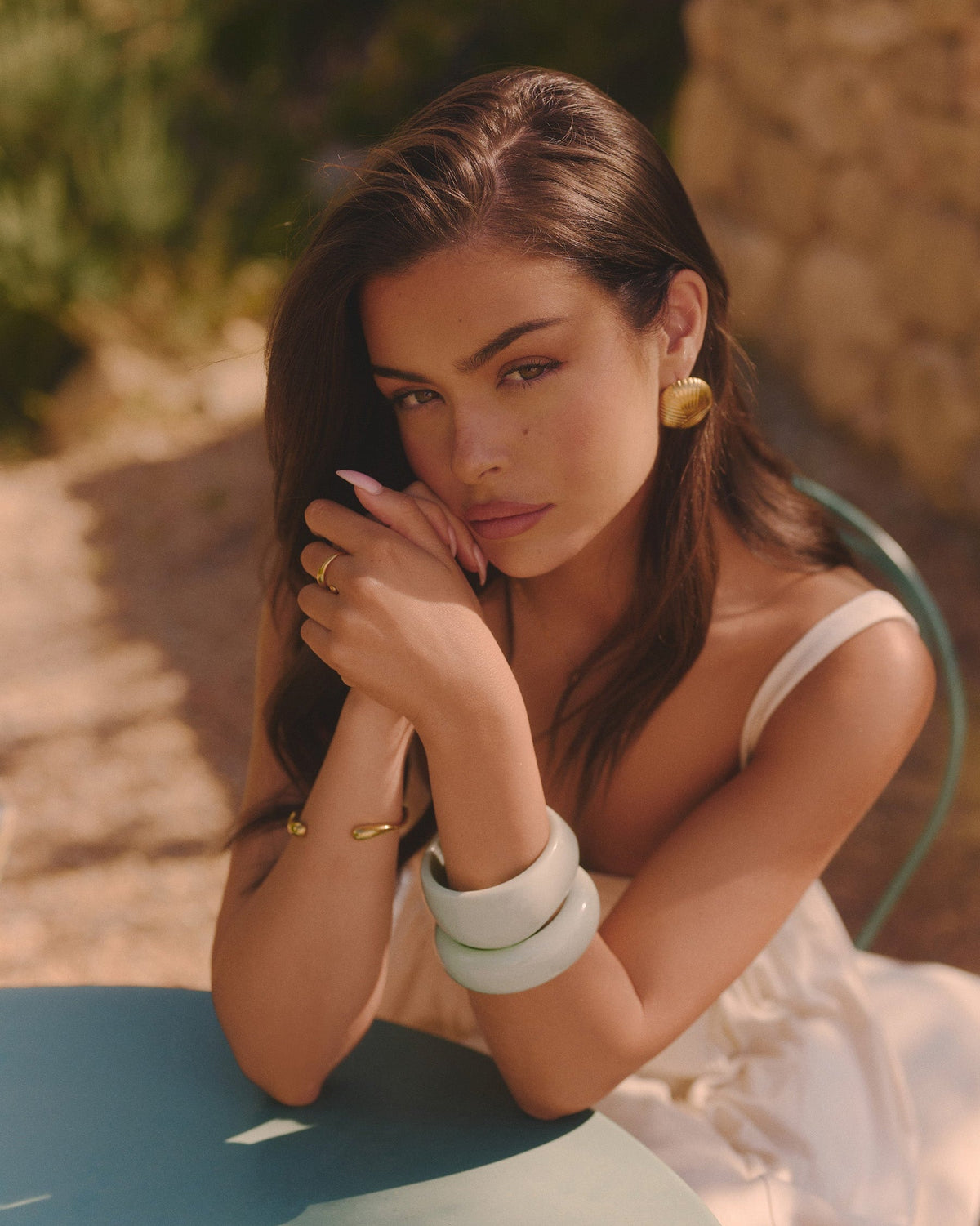 Mint Sculpt Bangle