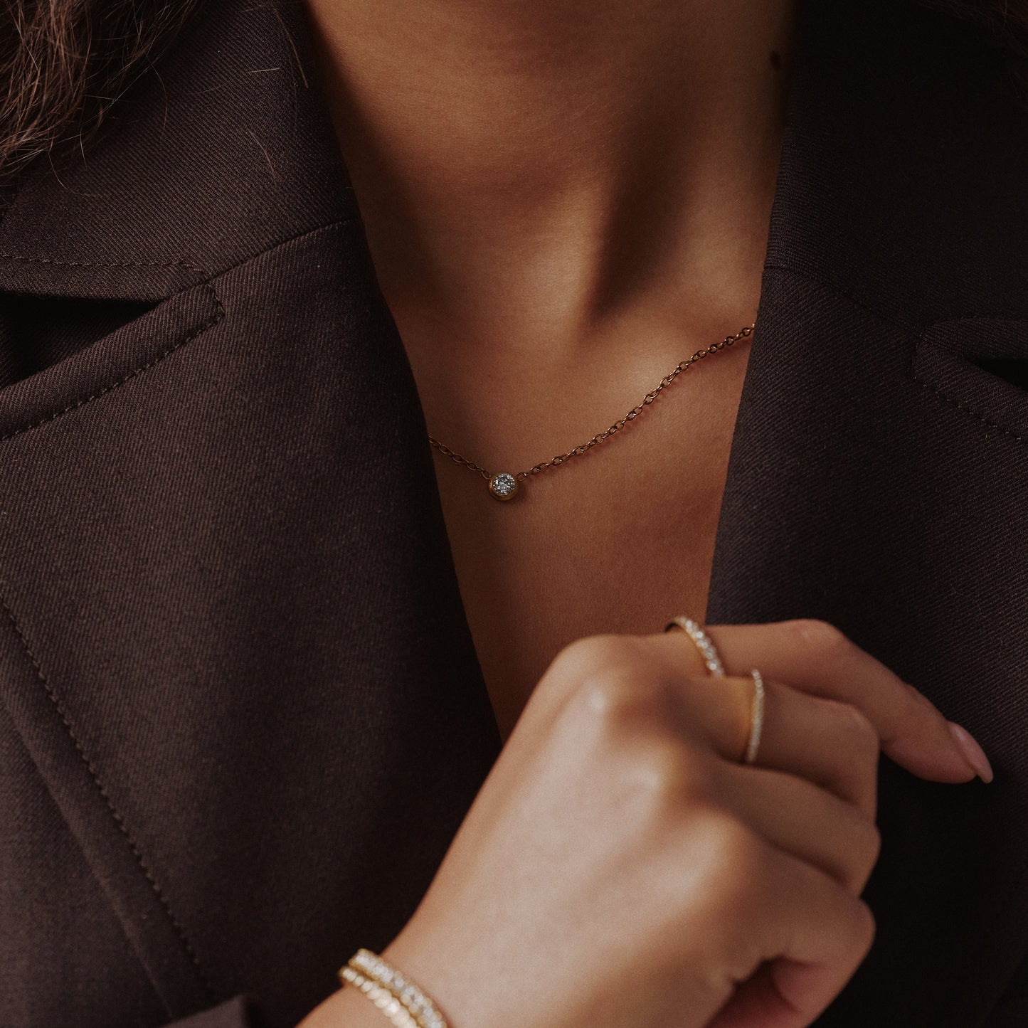 Mini Stone Necklace