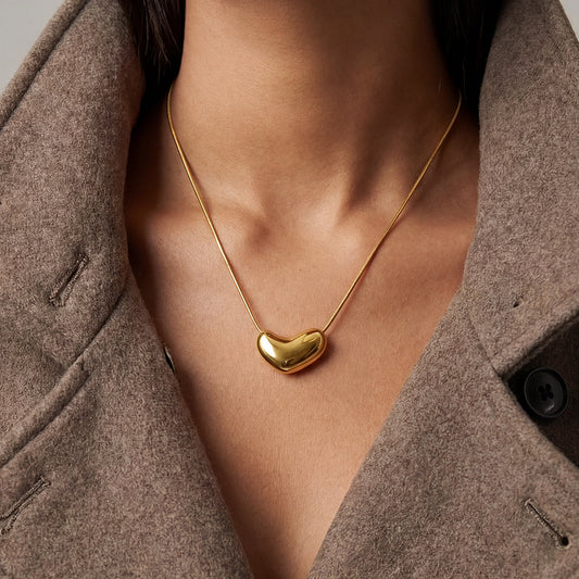 Pebble Necklace - Gold