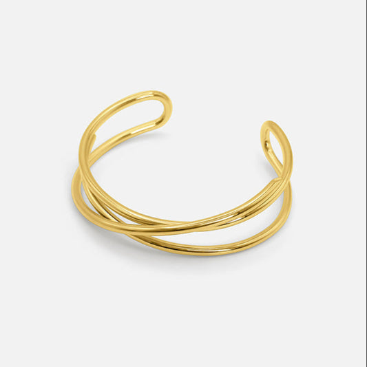 Gold Cuff Bangle