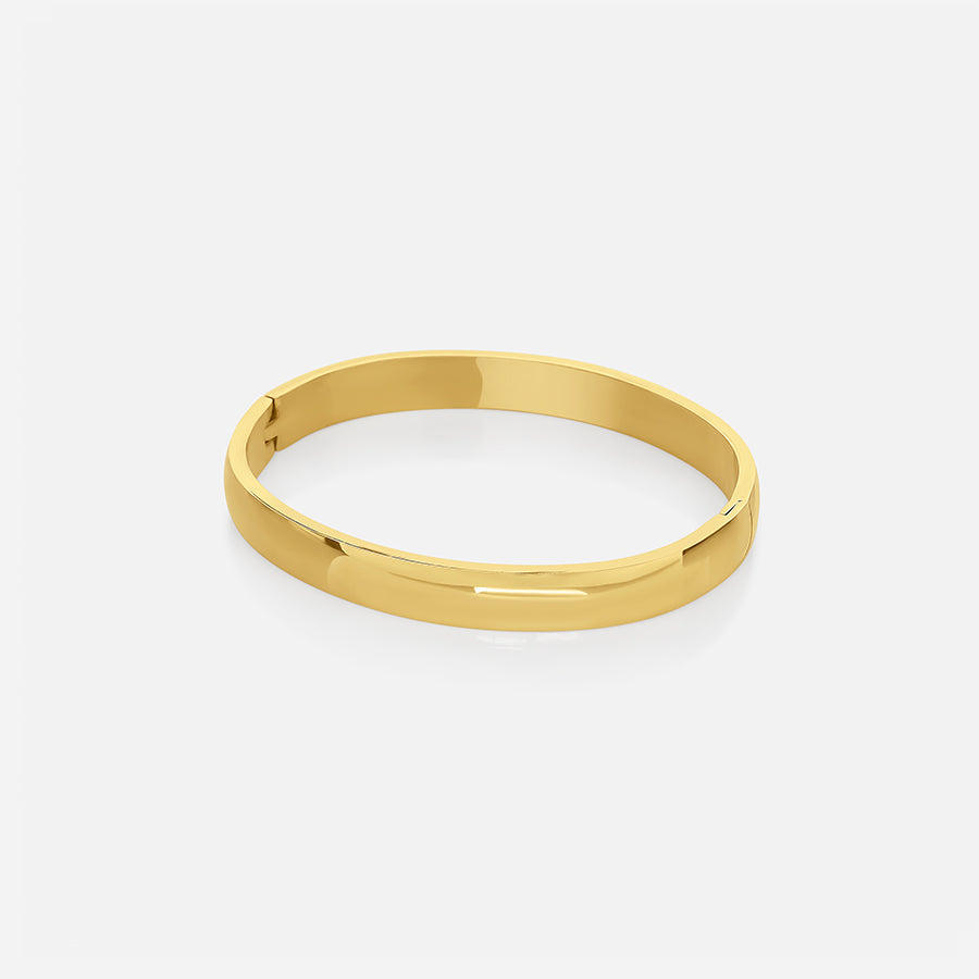 Large Stacking Bangle - Gold
