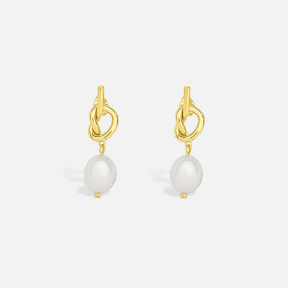 Pearl Knot Earring