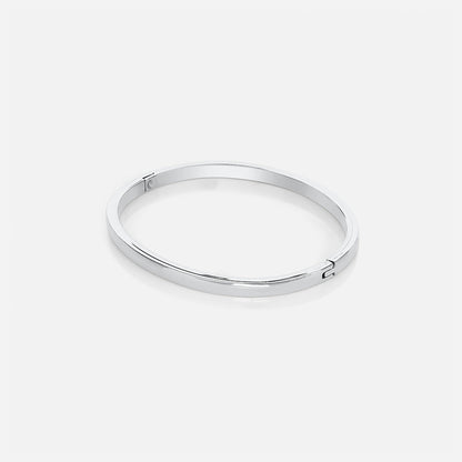 Small Stacking Bangle - Silver
