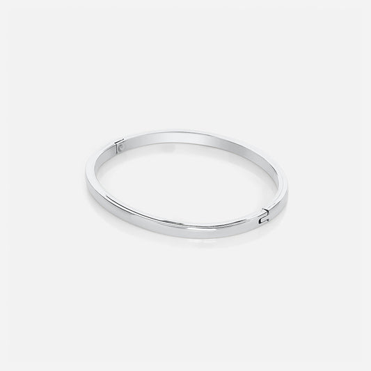 Small Stacking Bangle - Silver