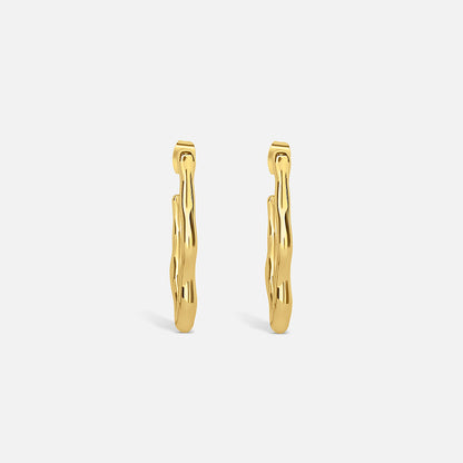 Zephyr Hoop Earrings - Gold