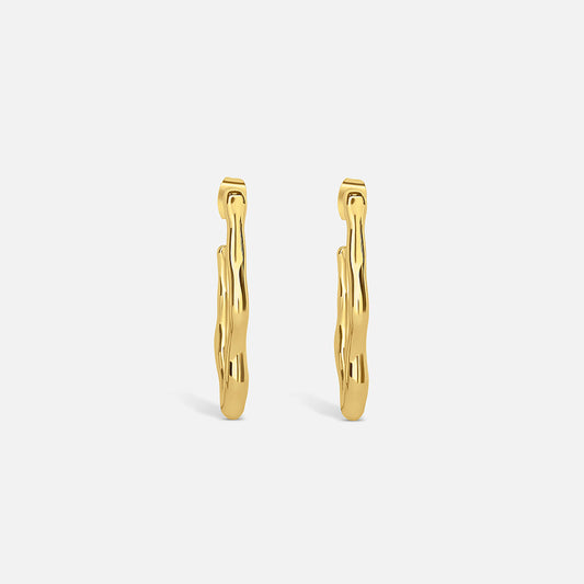 Zephyr Hoop Earrings - Gold
