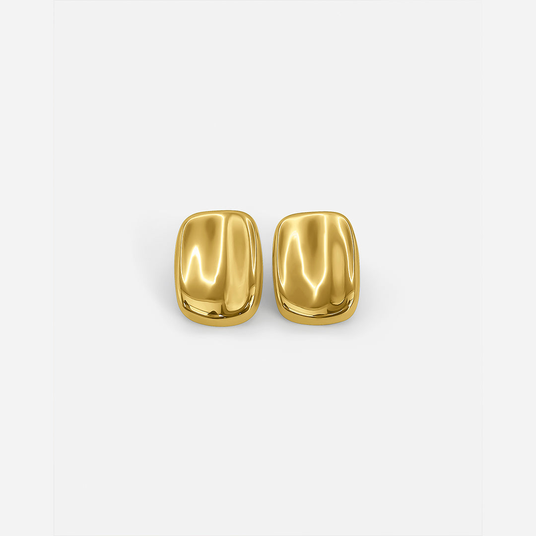 Rectangular Studs Gold