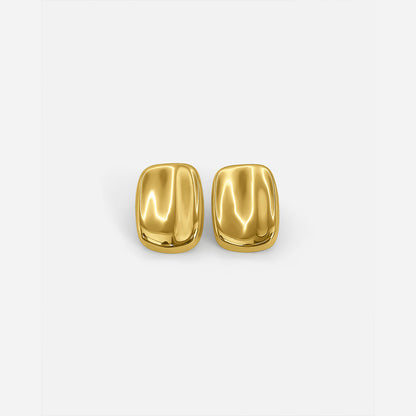 Rectangular Studs Gold