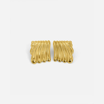 Ripple Earring Gold