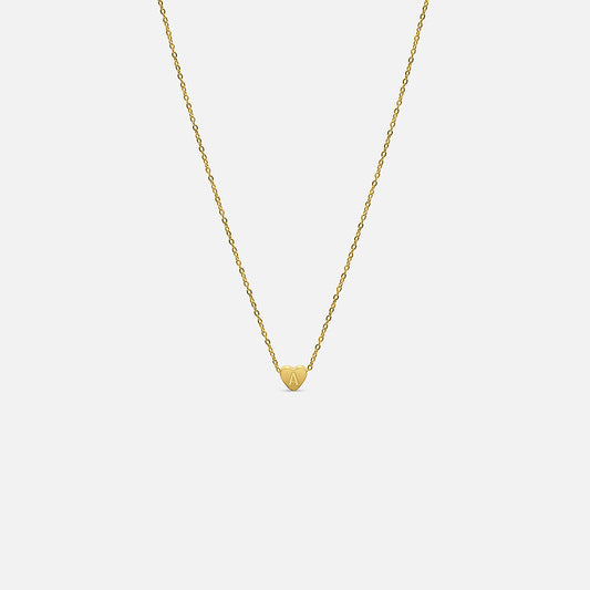 Custom Initial Heart Necklace