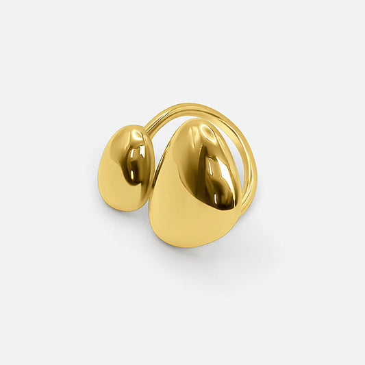 Open Irregular Oval Ring