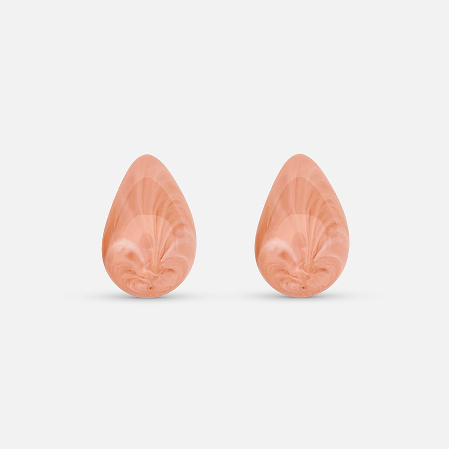 Blush Tear Drop Earring