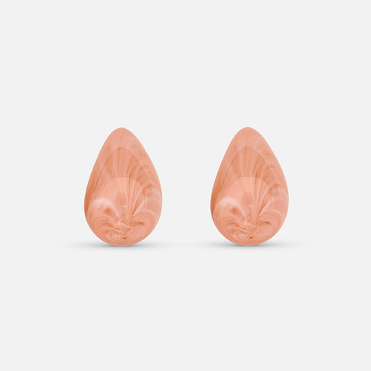 Blush Tear Drop Earring