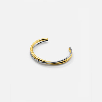 Two Tone Cuff Bangle
