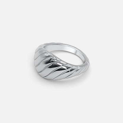 Ripple Ring Silver