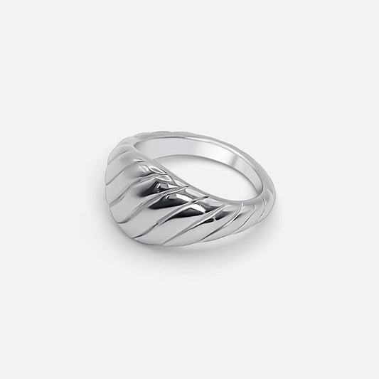 Ripple Ring Silver