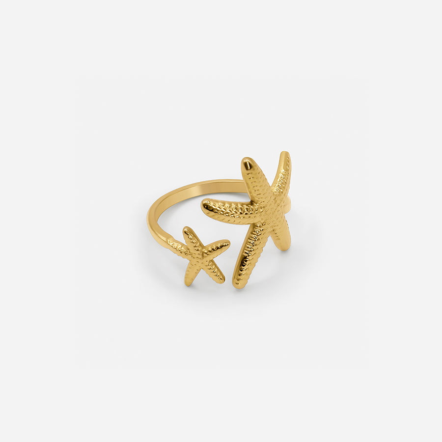 Adjustable Starfish Opening Ring
