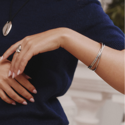 Silver Cuff Bangle