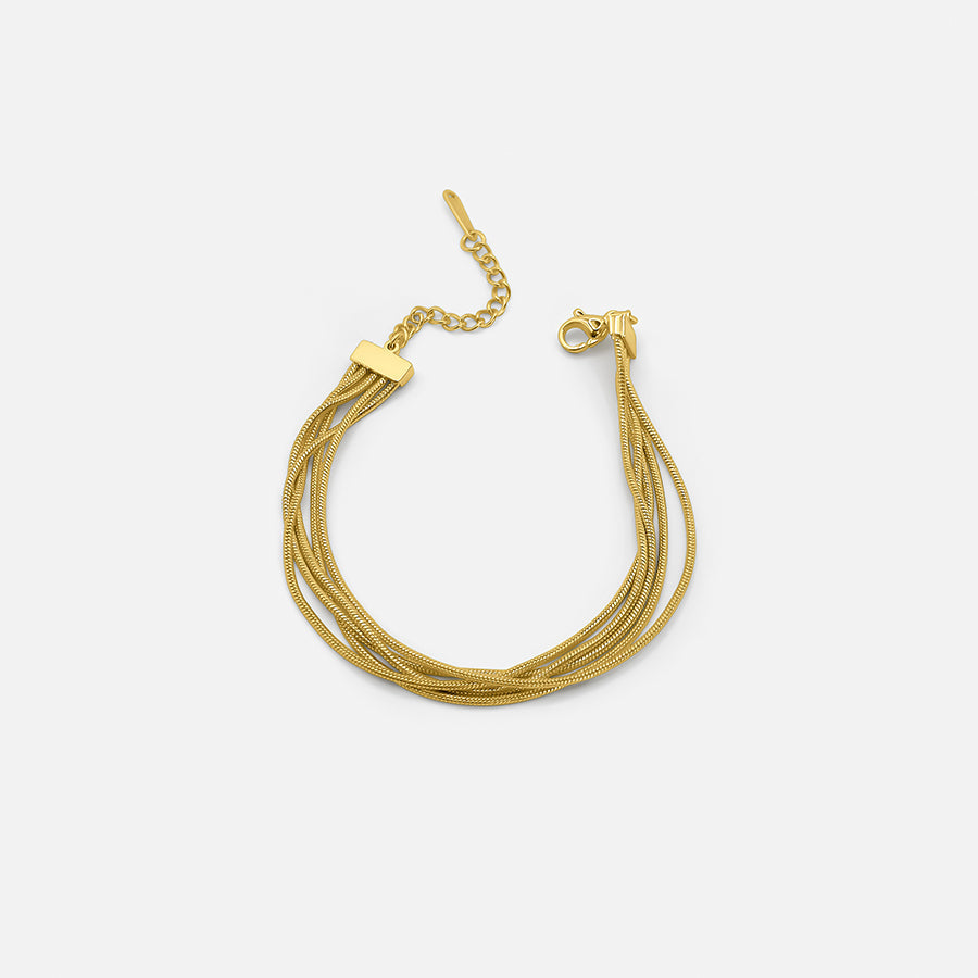 Gold Layered Bracelet Slim