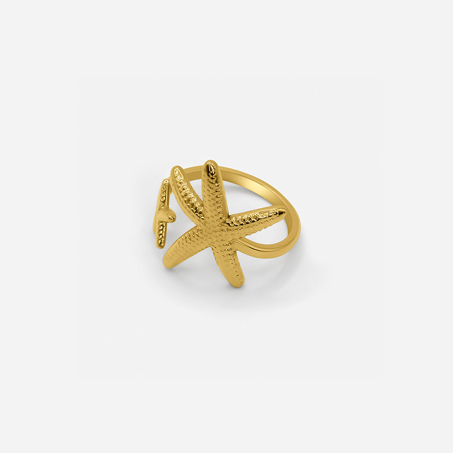 Adjustable Starfish Opening Ring