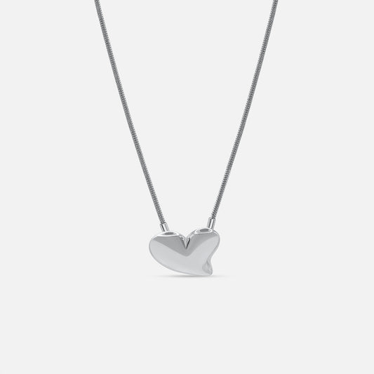 Sweetheart Necklace - Silver