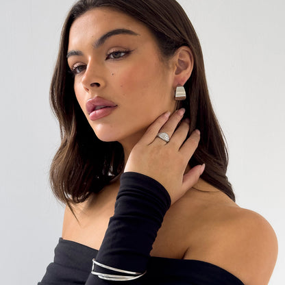 Ripple Ring Silver
