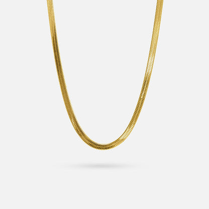Gold Textured Necklace