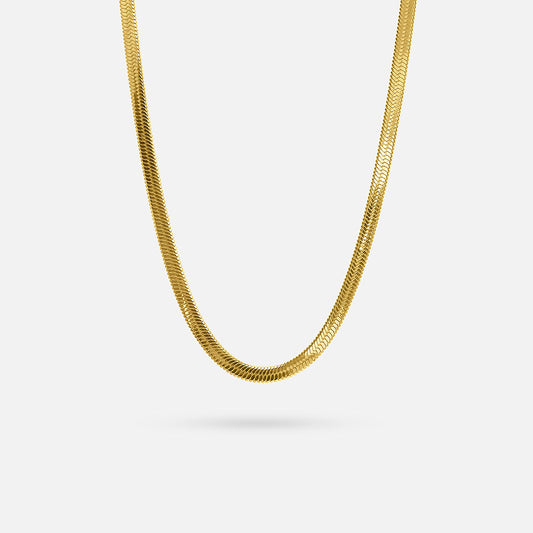 Gold Textured Necklace