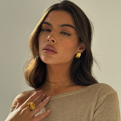 Mirror Ring Gold