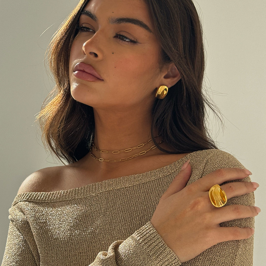 Mirror Ring Gold