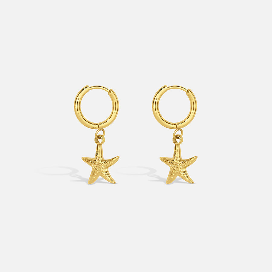 Starfish Drop Earrings