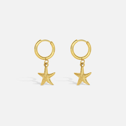 Starfish Drop Earrings