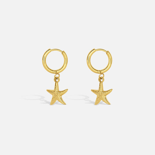 Starfish Drop Earrings