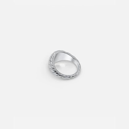 Ripple Ring Silver