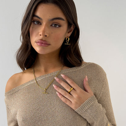 Curve Ring Gold