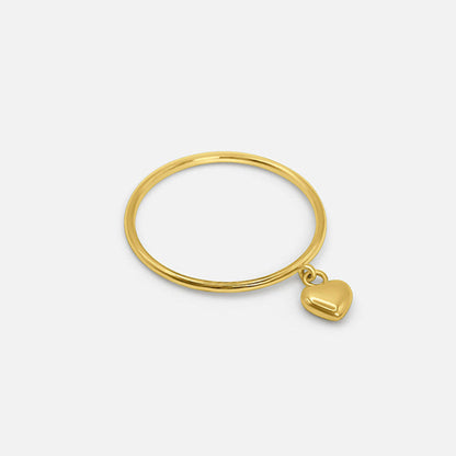 Mini Heart Pendant Ring