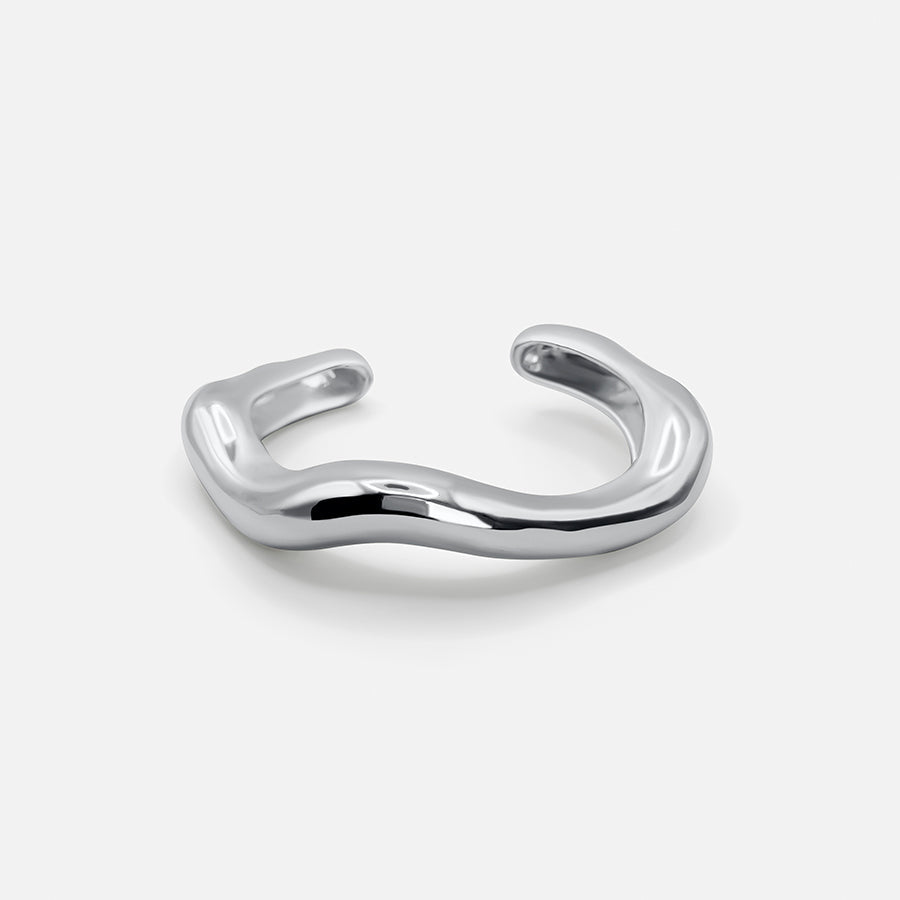Sculptural Open Bracelet