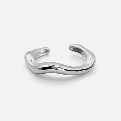 Sculptural Open Bracelet