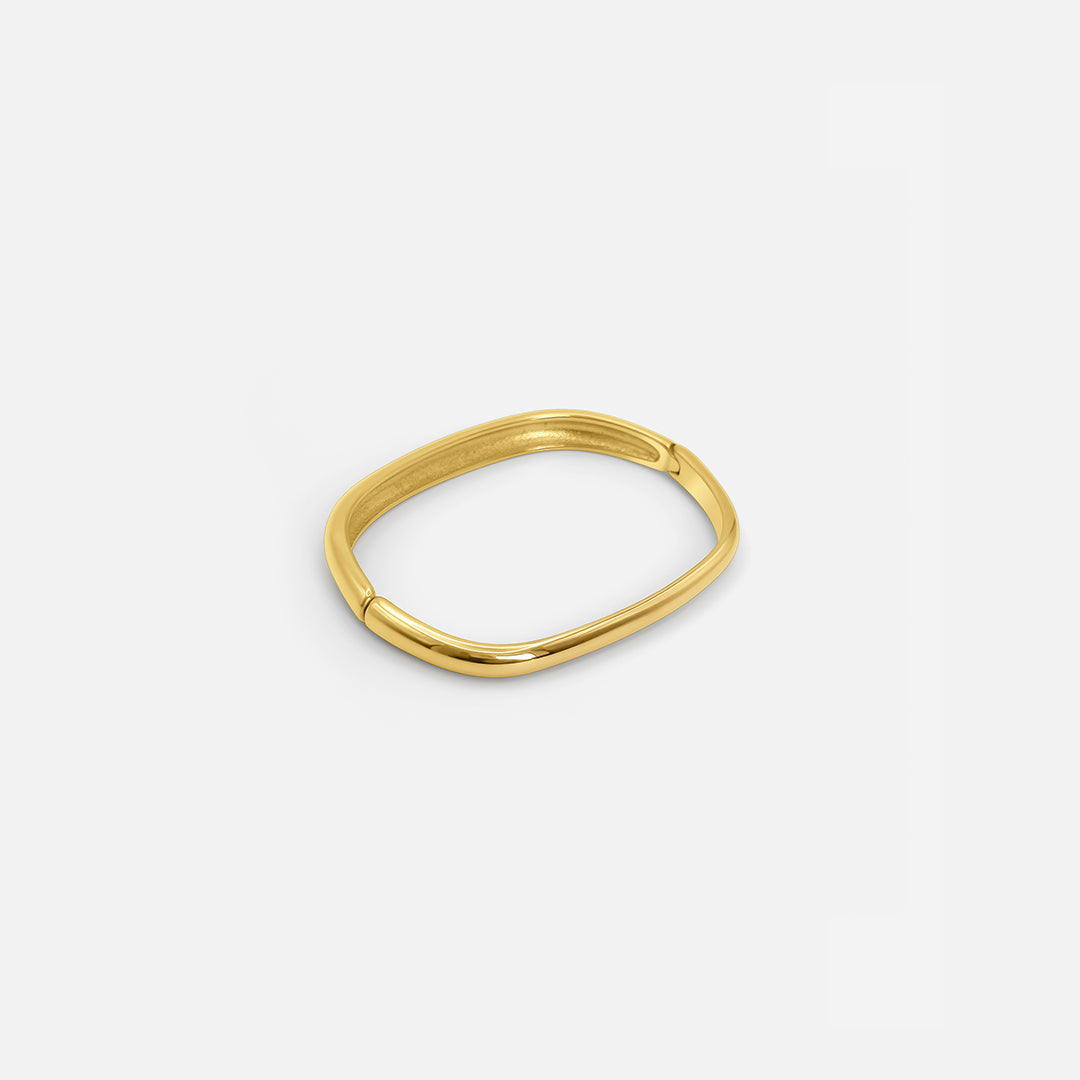Rectangular Gold Bracelet