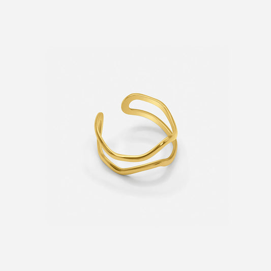 Adjustable Double Layer Ring