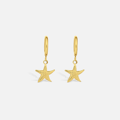 Starfish Drop Earrings