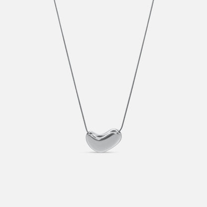 Pebble Necklace - Silver